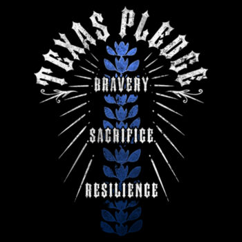 BLUE BONNET BACKBONE - PREMIUM HEAVYEIGHT LONG SLEEVE T-SHIRT - PQMFJW Design